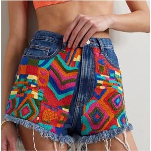 FARM Rio Multicolor Jean Shorts